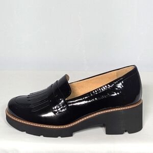 NEW Naturalizer Womens Leather Darcy Tassel Penny Loafer sz 10.5 wide black